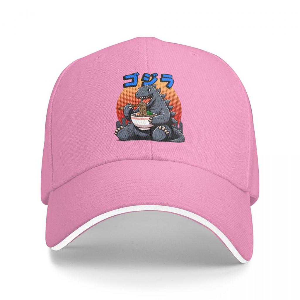 Baseball Caps Godzillaed Eating Ramen Funny Graphic Female Male Outdoor Spring Hats
