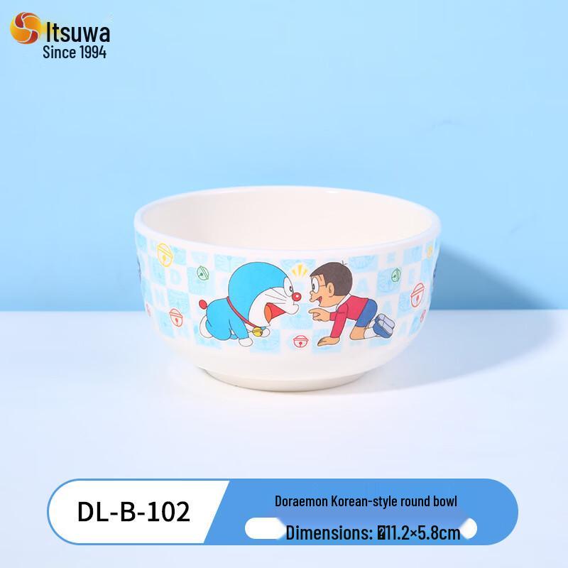 WUHE Doraemon Kids Korean Style Round Bowl