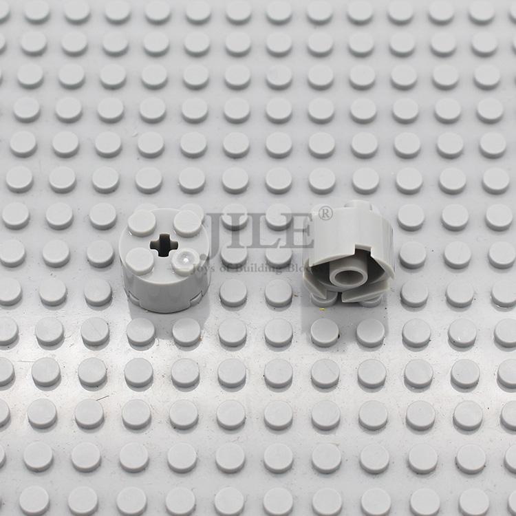 50PCS MOC Bricks Parts Round 2x2 with Axle Hole 3941 Educational Building Blocks Compatible Construction Assembles DIY Toys