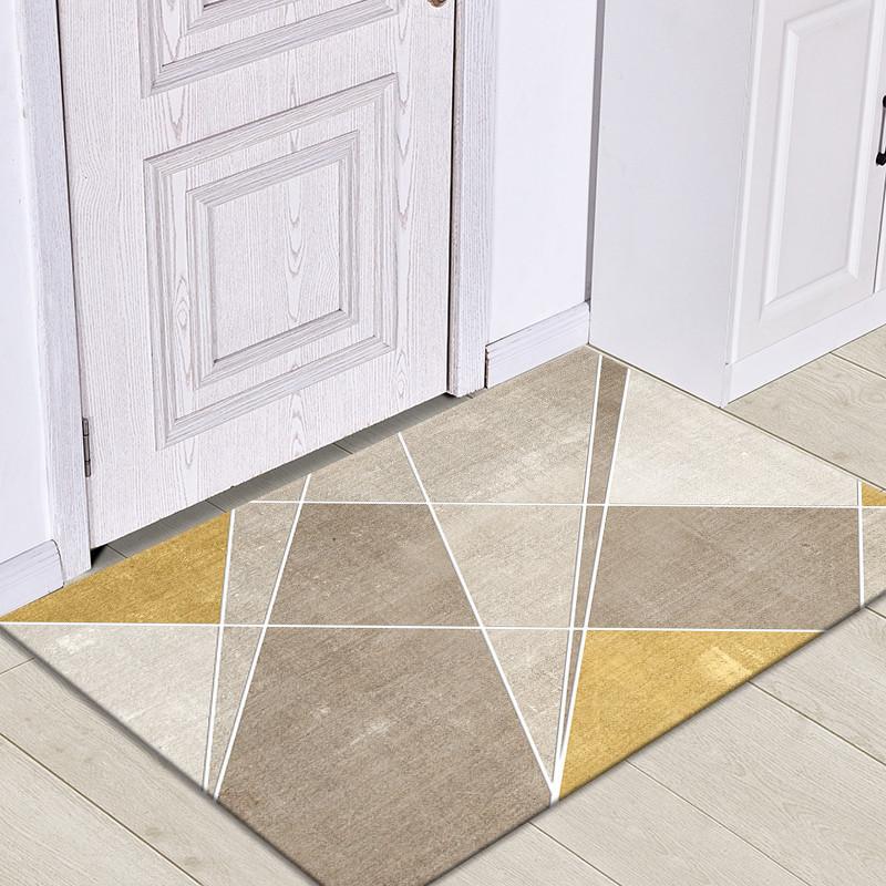 Nordisch Saugfähig Badezimmer Anti-Rutsch-Matte Teppich Eingang und Foyer Fußmatte Schlafzimmer Türvorleger Bodenmatte