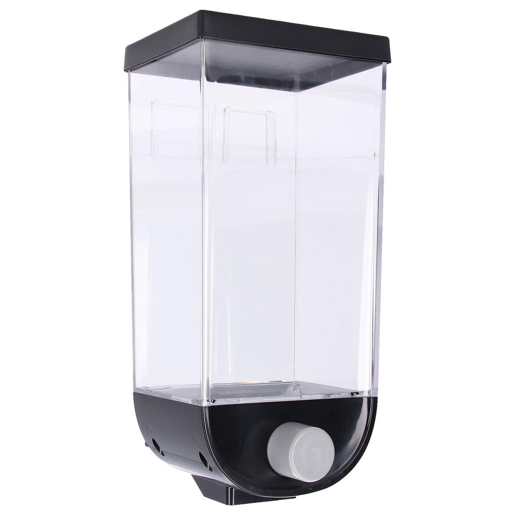 Kwadratowy Dozownik do Suchej Karmy Montowany na Ścianie Pojemnik do Przechowywania Zboża Dozownik do Perełek do Prania Dozownik do Płatków Śniadaniowych do Kuchni