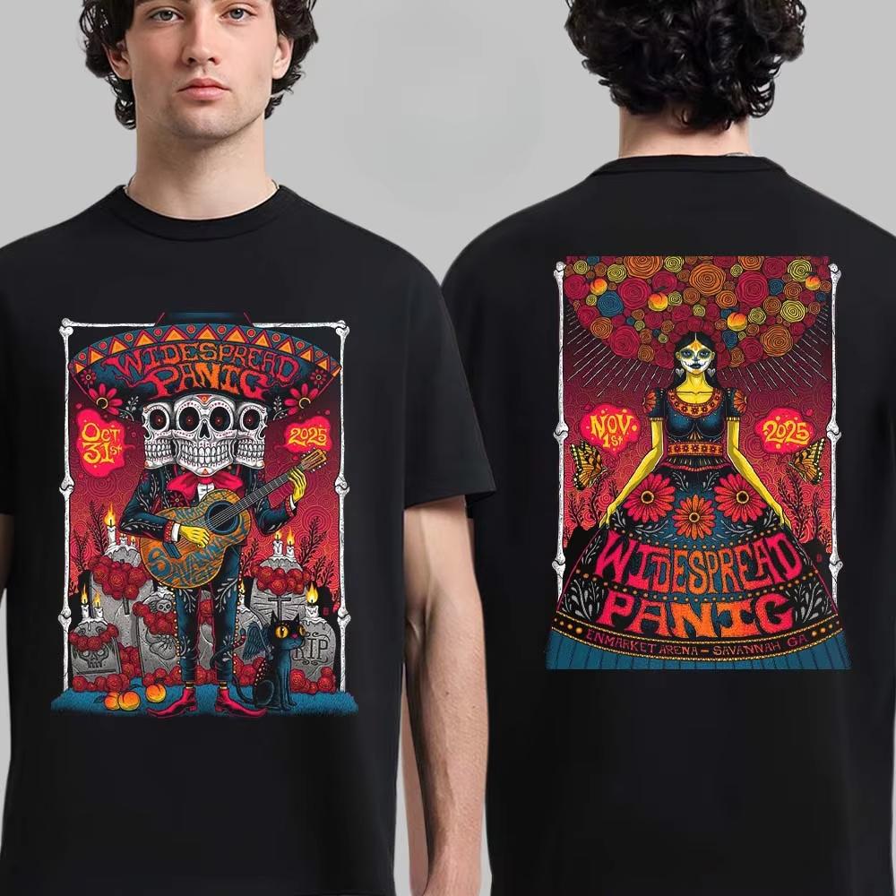 Widespread Panic Retro Psychedelic Creature Graphic Tee Rock Band Streetwear Casual Unisex Top For Unisex Unisex