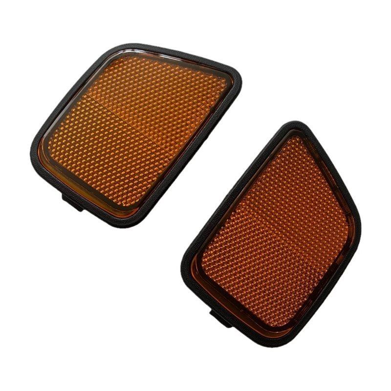 NEW-For Honda CR-V CRV 1997-2001 33801-S10-A01 33851-S10-A01 2Pcs Front Bumper Fender Side Marker Reflector