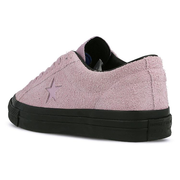 Converse Stussy x One Star 74 Low Mauve Mist Unisex Sneakers Pink Black 155342C