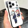 Cartoon Cute JUJUSU Anime Soft Phone Case for iPhone 16 16E 17 Air 15 Pro Max 14 Plus 13 Mini 11 12 7 Black Cover Back Shell