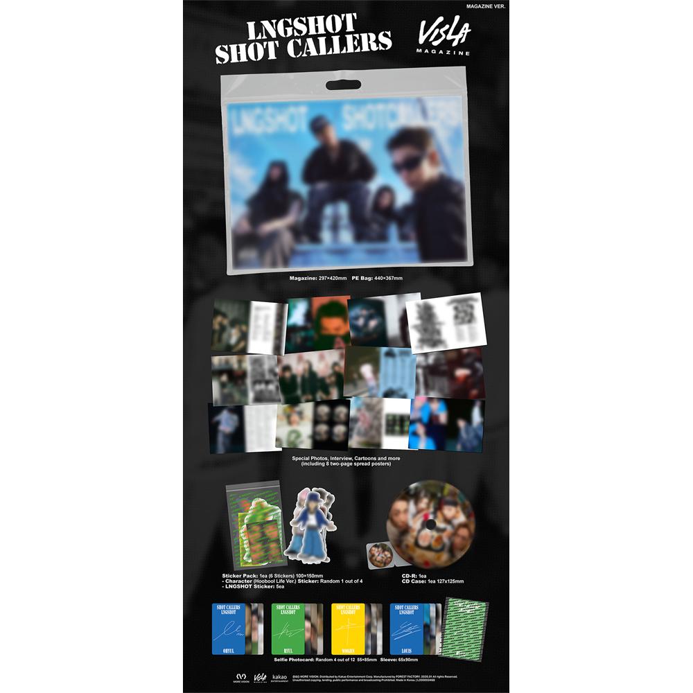 [Pre-order] LNGSHOT - EP : SHOT CALLERS (Magazine Ver.)