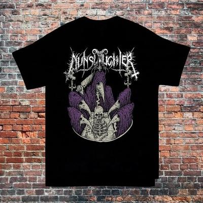 TOUR 2025 NunSlaughter Band Gåva Till Fan Svart T-shirt Full Storlek Unisex T-shirt