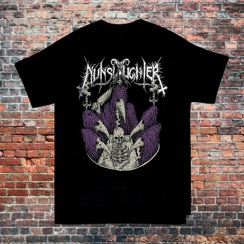 

TOUR 2025 NunSlaughter Band Gift For Fan Black T Shirt Full Size Unisex T-Shirt XXL