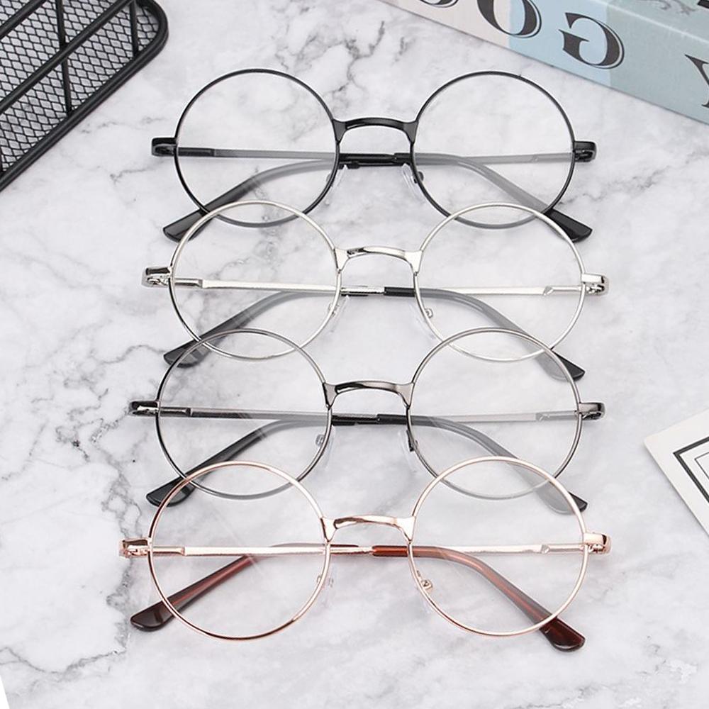 Round Reading Glasses Classic Metal Frame Presbyopic Eyeglasses Women/Men Vintage Far Sight Eyewear Vision Care +1.00~+4.00