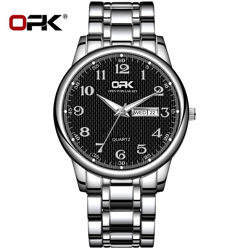 OPK Men's Double Calendar Quartz Watch - Douyin Hot Seller