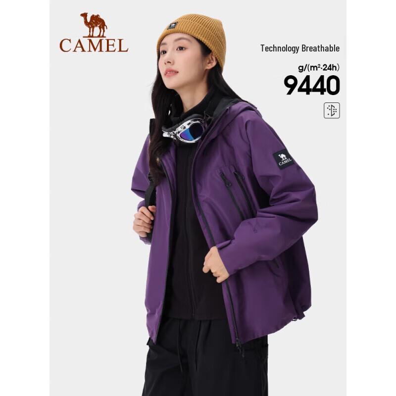 Camel 2024 Women s 3-in-1 Outdoor Jacket 734CA70618 XS