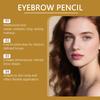 Zephoco Dark Brown Color-Changing Dual-Ended Eyebrow Pencil for Smooth, Three-Dimensional Brows