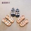 Size 26-37, children's sandals 2025 new summer girls' princess shoes soft-soled older children's summer shoes ballet leather shoes