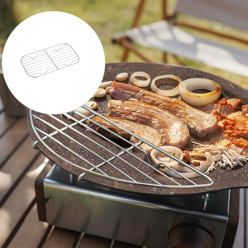 Practical Barbecue Grilling Surfaces Property Safe Food Contact Outdoor Cooking Solution Metal Texture for Outdoor