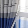 Striped Lightblocking Drapery Fabric Finished Personalized Children ' S Draperies Contemporary Bedroom Living Room Space FrenchWindowpaneDrapes