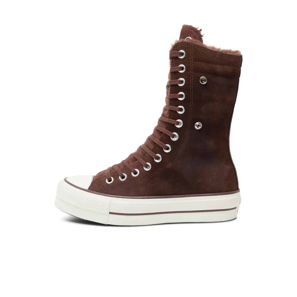 Converse  All Star Fold Over Lift Hi Totally Fudged Women Sneakers Brown A15230C