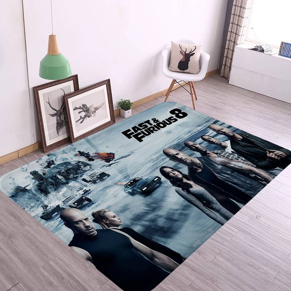 Fast And Furious Classic Vintage Entrance Door Mat Nordic Style Bedroom Living Room Doormat Balcony Anti-Slip Modern Home Decor