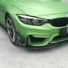Lip Fin Splitter Spoiler Canard Sticker 6pcs Glossy Black Carbon Fiber Car Styling Front Bumper
