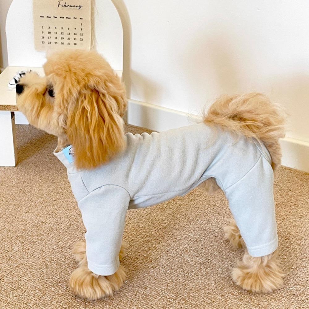 Warm Elastic Pet Jumpsuit Windproof Dog Fleece Pajamas Pet Four Legged Pants Small Medium Dogs