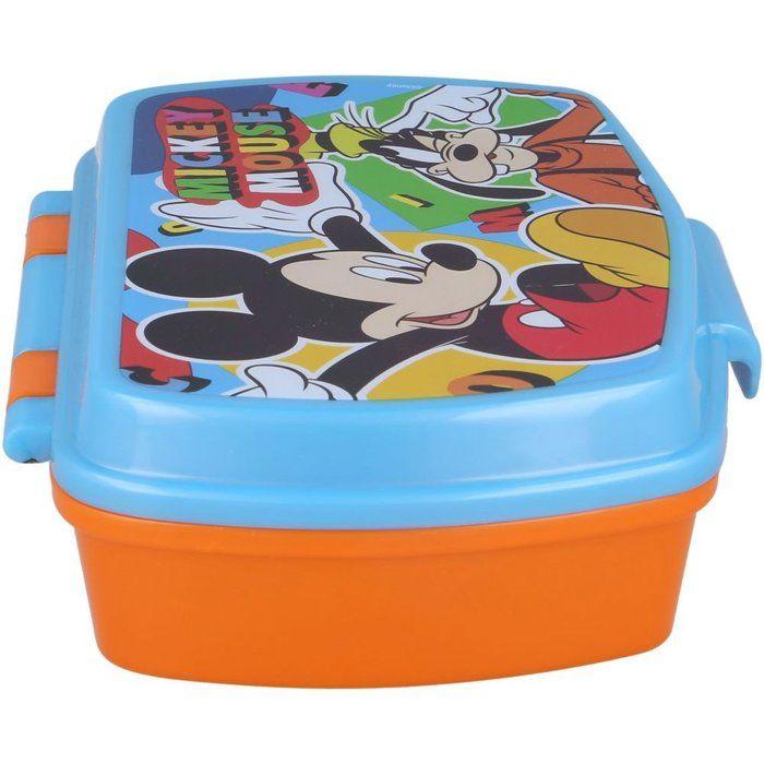 Disney boîte à lunch Mickey Mouse junior 17 x 5,6 cm bleu/orange