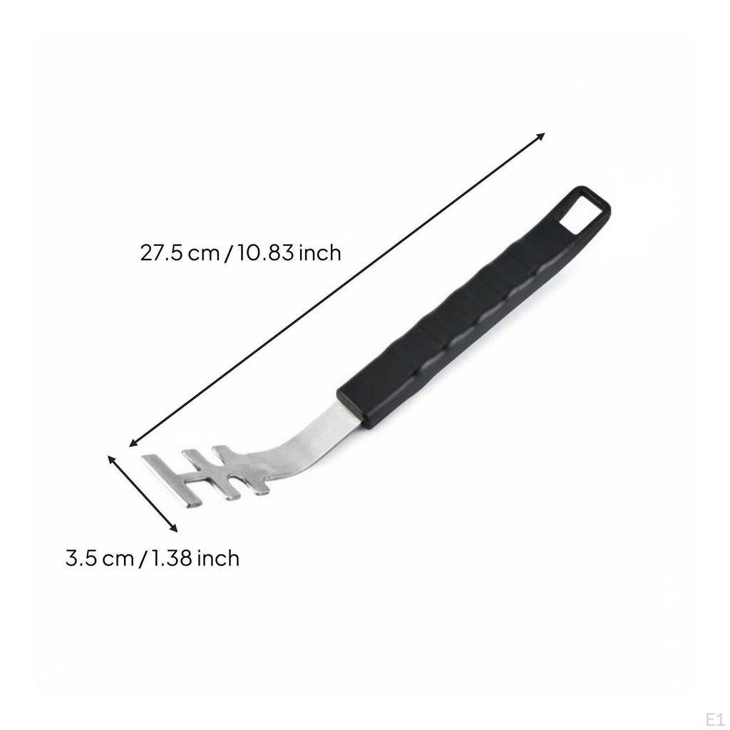 Grillrostheber Hitzebeständiger Greifer mit Hängeöse BBQ-Rack-Zieher für
