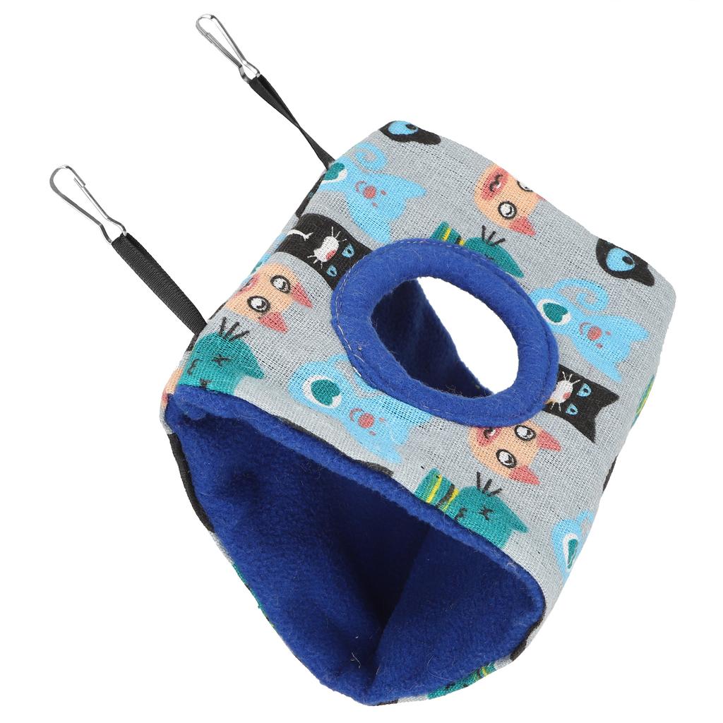 Warmes Vogelnest Haus Plüsch Flauschige Hängematte Hängendes Schlafbett für Hamster Papagei SittichM Katze