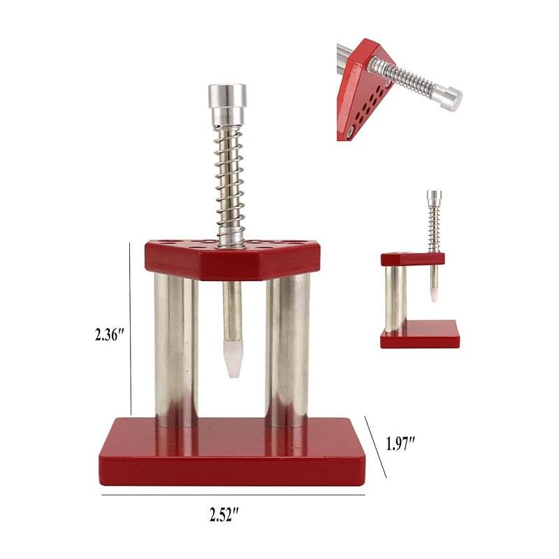 Red Plastic Watch Pin Pusher & Second Hand Remover Tool Set