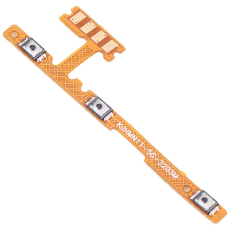 For Xiaomi Redmi Note 11T 5G/Redmi Note 11S 5G/Poco M4 Pro 5G Power On/Off and Volume Flex Cable Replacement Part (without Logo)