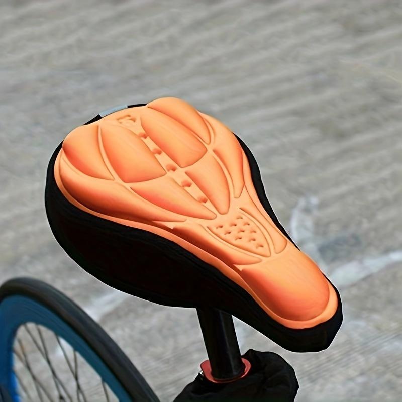 Mountain Bike Riding Thickened Silicone Seat Cover Bicycle Cushion Cover Silicone Seat Cover Soft Outdoor Accessories Saddles