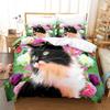 3D Girls' Room Bedding Set Butterfly Series Printed Duvet Cover Pillowcase 2/3PC AU/DE/UK Full Size Soft Zippered Home Textile
