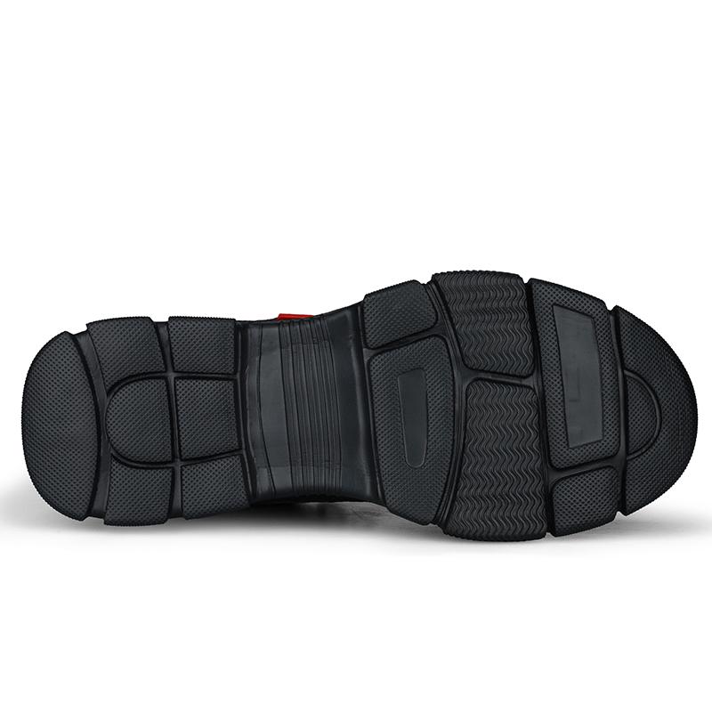 Men Leather Safety Shoes Anti-smash Anti-puncture Work Shoes Waterproof Lightweight Work Sneakers Indestructible Shoes Boots