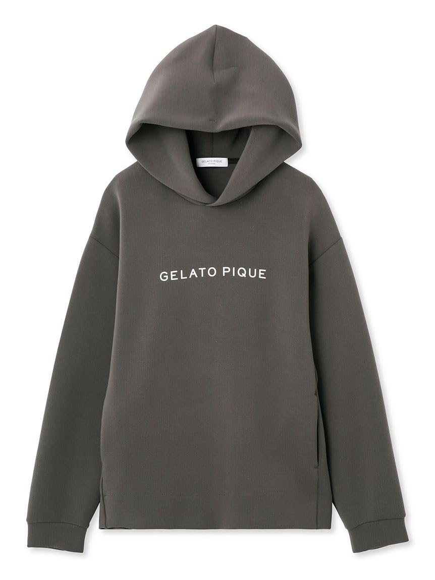 

Gelato Pique HOMME Ponte Hoodie PMCT234945 DGRY One-Point Men s