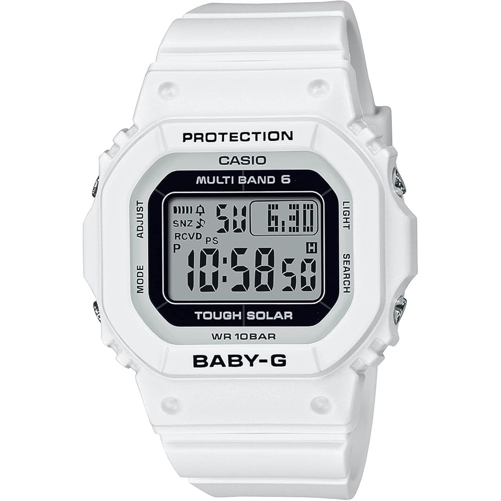 

Casio Baby-G Solar Radio Watch BGD-5650-7JF Women s White Digital Timepiece