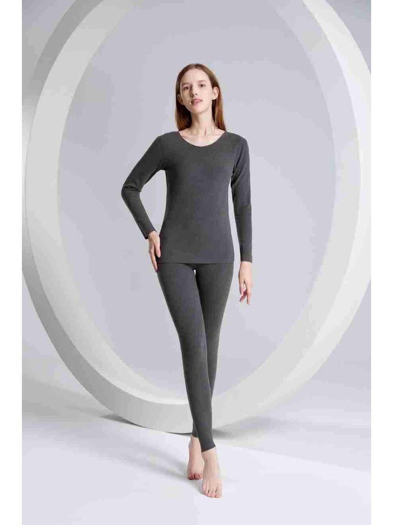 Women's Silk Protein Thermal Underwear: Seamless One-Piece Set for Autumn and Winter