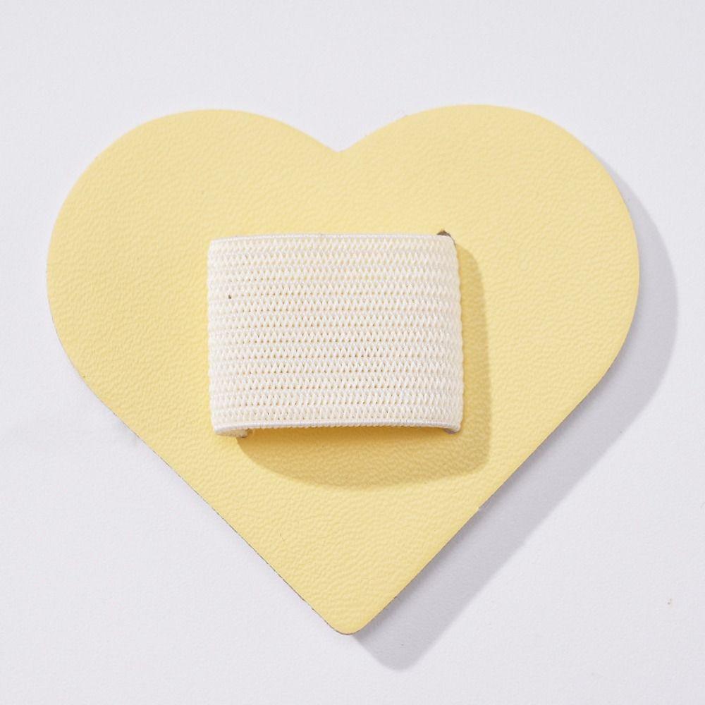 Elastic Loop Round Pen Holder Self-adhesive Kawaii Stationery Aesthetic Pen Holder  Calendar