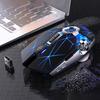 A7 2.4G Wireless Mute Backlit Gaming Portable Rechargeable Mouse for Laptops