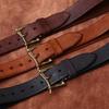 Men's Belt Retro Workwear Handmade Pin Buckle Belt Men's Bronze Quick Removal Quick Solution