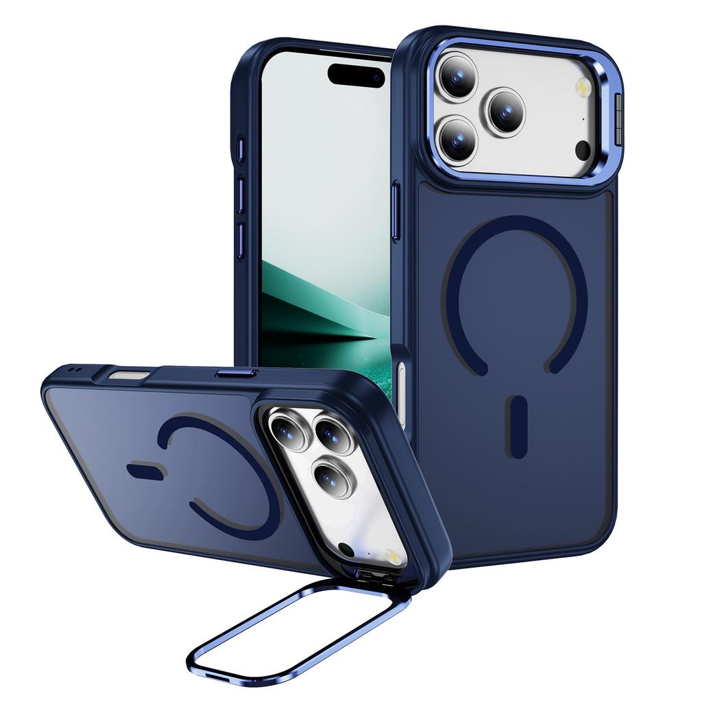 For Apple Mobile Phone Case, Light Luxury, High-end Skin-feeling Magnetic Contact Lens Holder, for IPhone17pro Mobile Phone Case