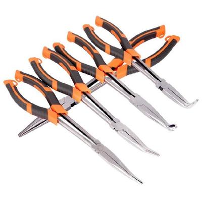 Ergonomic 11inch Long Needle Nose Pliers with NonSlip Handle for Home and Workshop Use