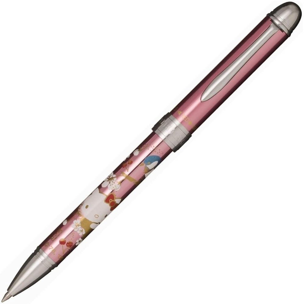 Sailor Fountain Pen Multifunction Pen 2 Colors+Sharp Graceful Makie 3 Hello Kitty from Shujukara ...