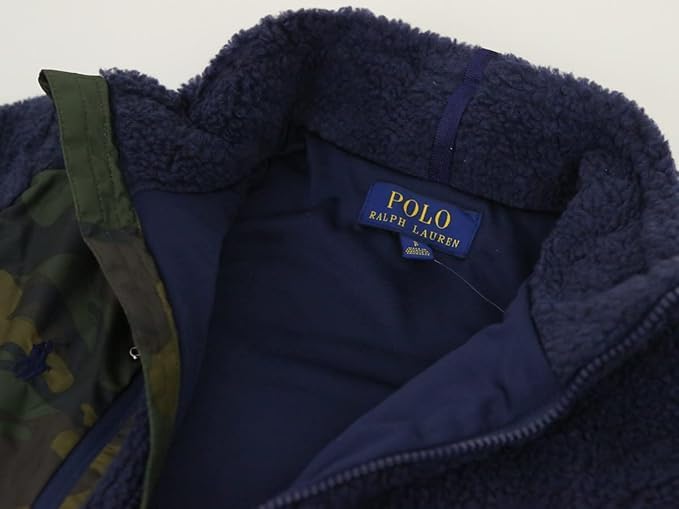 POLO RALPH LAUREN Retro Pile Fleece Size Multi Men's Zip-Up Jacket, M, 0101810, [Used]