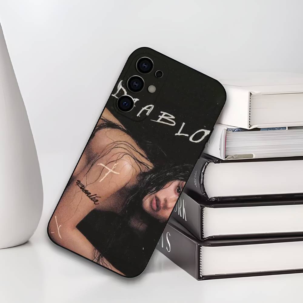 

R-Rosalia Испанская певица Чехол для телефона для Samsung S25,S24,S21,S22,S23,S30,Ultra,S20,Plus,Fe,Lite, Мягкий черный чехол Samsung S21lite