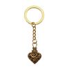 28mm Key Ring Couple Heart Love Minimalist Jewelry Components QY016