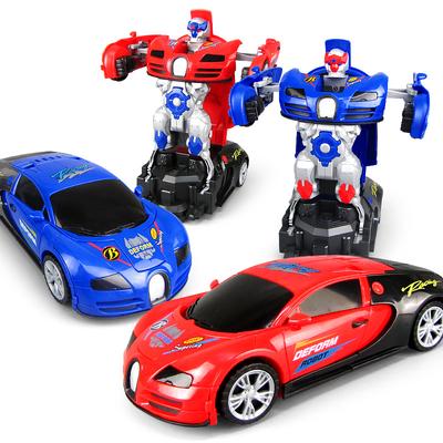 Elektrisches Universal-Deformationsauto-Roboter-Lichtmusik-Kinderauto-Modellspielzeug