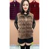Vest Women's Autumn and Winter Imitation Mink Velvet Lapel Fashion Cardigan Women's Vest Waistcoat Jacket