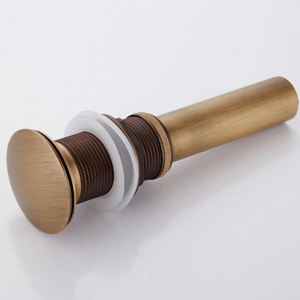 Stöpsel für Waschbecken im Antik-Stil aus Kupfer