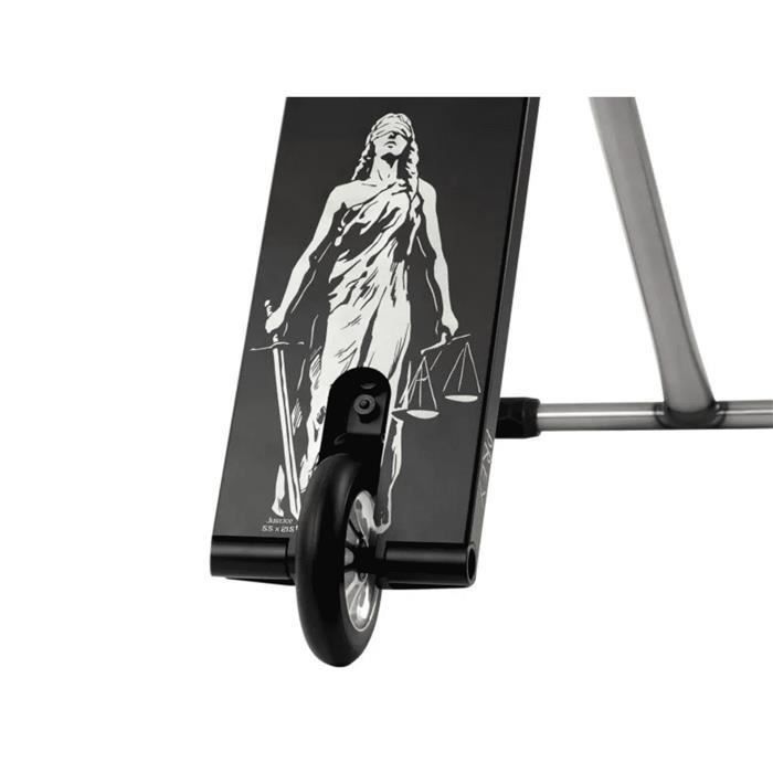 Trottinette Freestyle - PREY - Justice L - Noir/Brut - Aluminium 6061-T6 - 4,52 kg