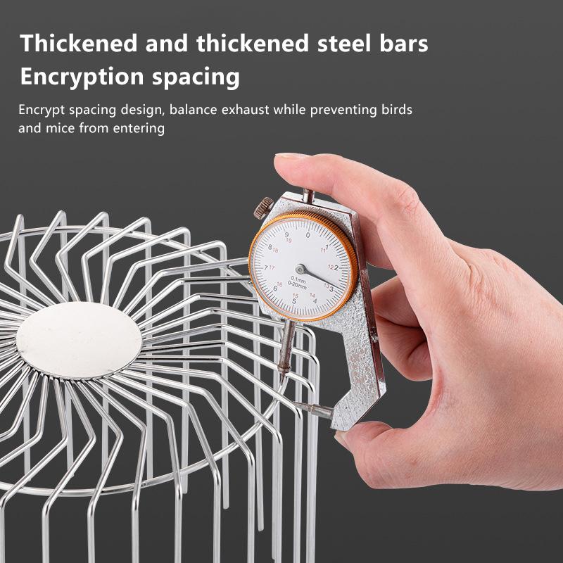 NEW Stainless Steel Roof Floor Drain Balcony Drainage Ditch Anti-Blocking Mesh Cover Garden Outdoor Rooftop Gutter Guard 1PC