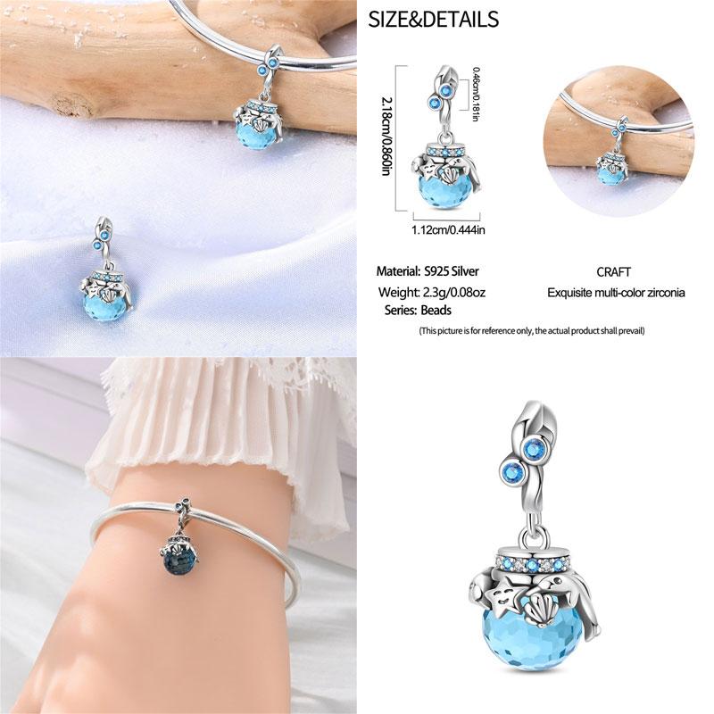 Winter Series Ski Polar Bear Snowman Charms Fit Original Bracelet DIY Jewelry Making Women Gift 100% 925 Silver