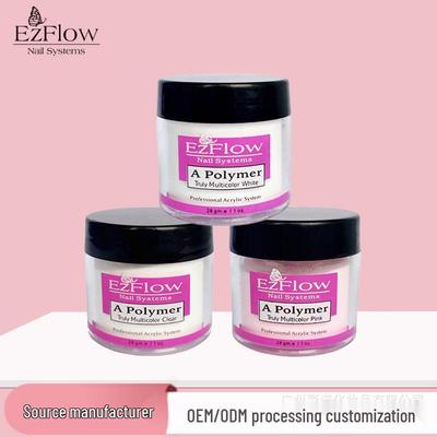 Three-Color Crystal Nail Art Powder for Extensions and Carvings
